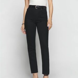 Reformation Liza Ultra High Rise Straight Jeans